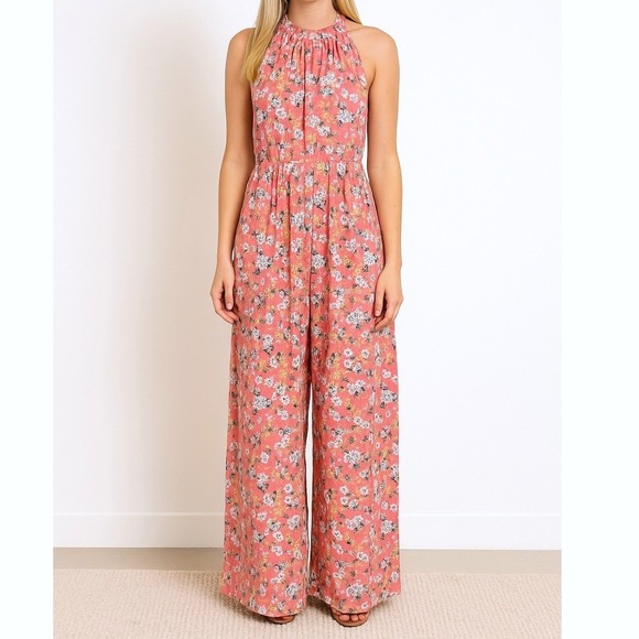 J. Crew Pants - J.CREW Floral Josephine Jumpsuit Size‎ 8 Liberty Fabric Wide Leg Womens NWT